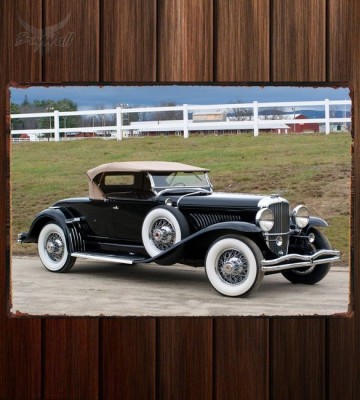 Металлическая табличка Duesenberg J Roadster